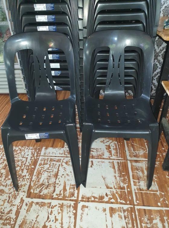 Uratex Monoblock Chair (Black), Furniture & Home Living, Furniture, Chairs on Carousell