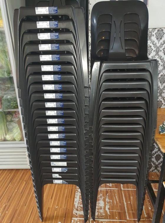 Uratex Monoblock Chair (Black), Furniture & Home Living, Furniture, Chairs on Carousell