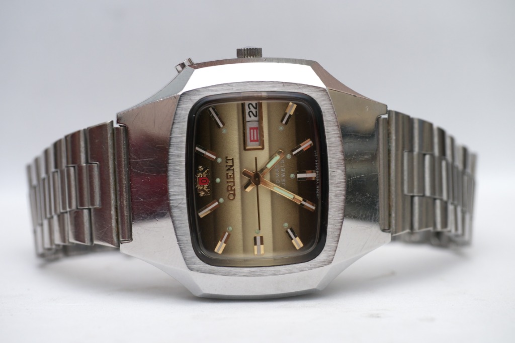 Used 1970 s ORIENT Automatic watch Y469664 4A 21 Jewels. Kanji Calendar.Beautiful condition dial Men s Fashion Watches Accessories Watches on Carousell