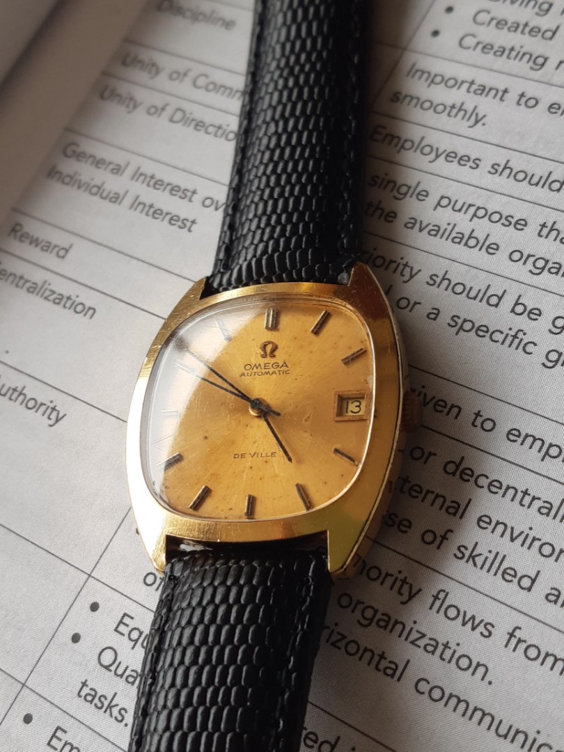 Omega deville automatic deals vintage