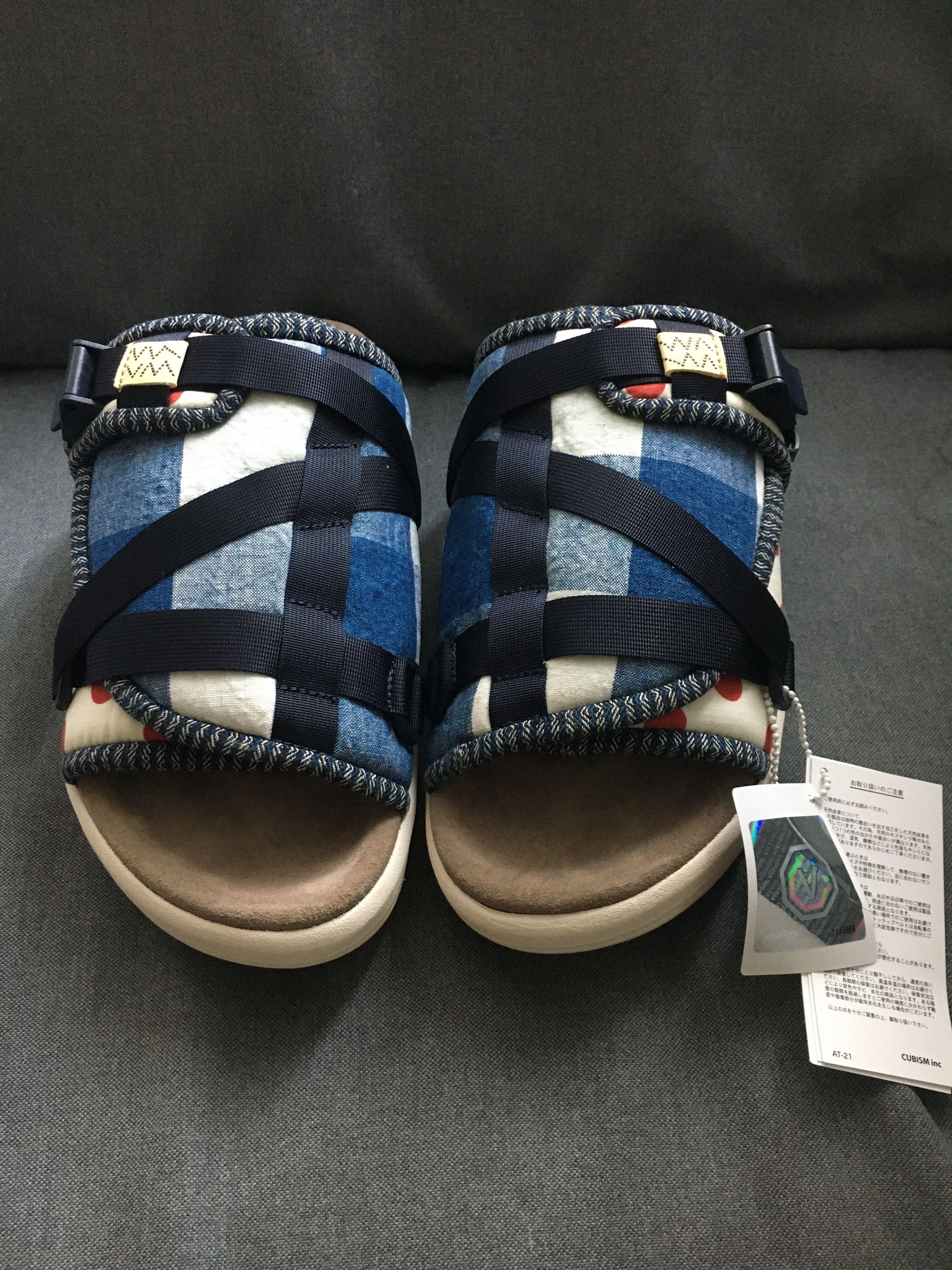 visvim christo collage sandals xl Carousell
