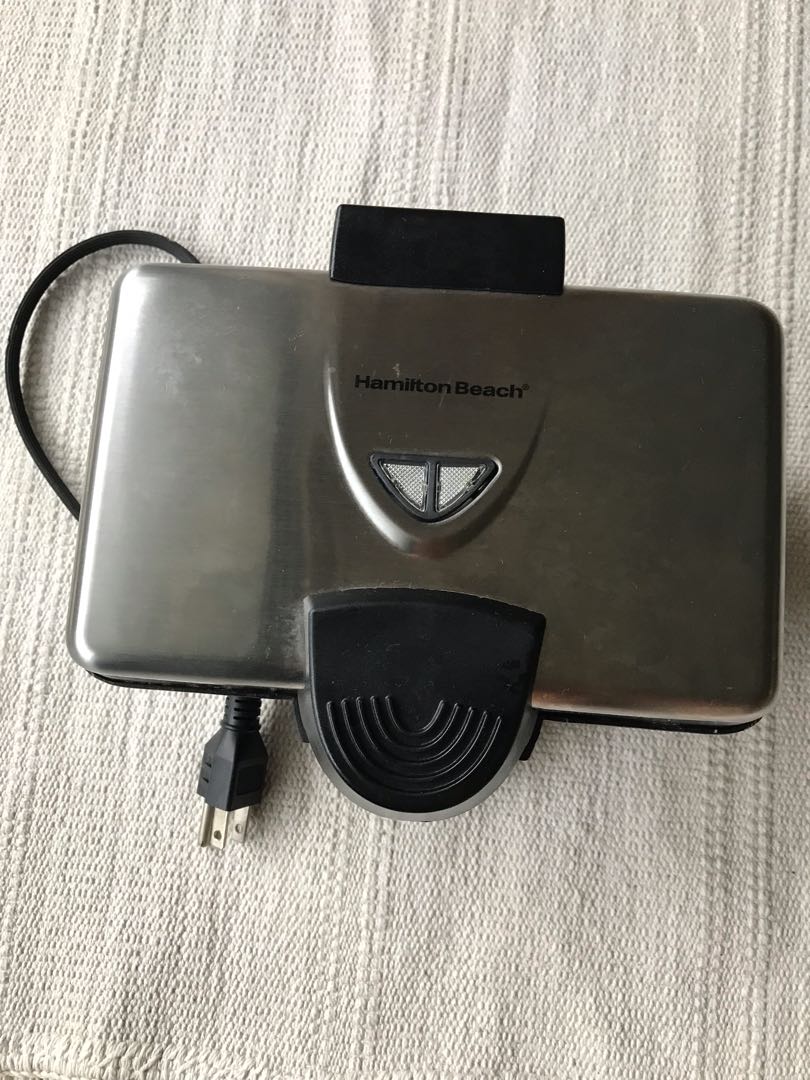 hamilton beach 2 slice belgian waffle maker