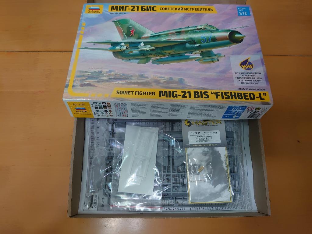 ZVEZDA 1/72 MIG-21 BIS 