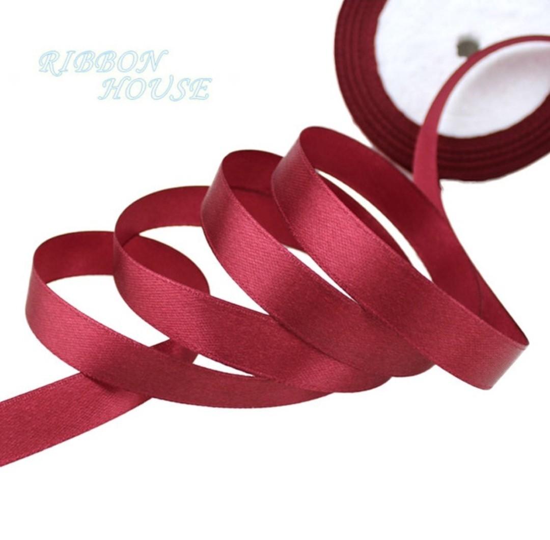 25 Yards/roll) 1/2 (12mm) Single Face Satin Ribbon Webbing Gift Christmas  Wedding Decorations Handmade