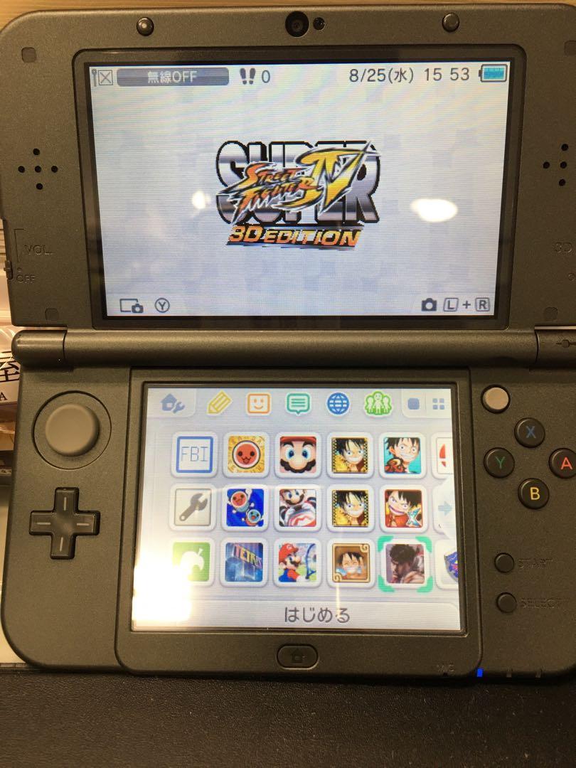 New 3DS LL 日版已改機開心版B9S 破解(32GB), 電子遊戲, 電子遊戲機