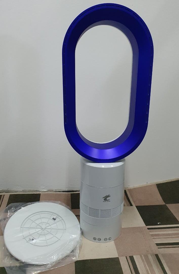 💥 50% OFF DYSON-LIKE OCEAN LOONG AB01 Bladeless Tower Fan, 26 Inches 9  Speeds u0026 9H Timer Table Fan, White Air Circulator Fan for Bedroom Office  💥, TV u0026 Home Appliances, Air
