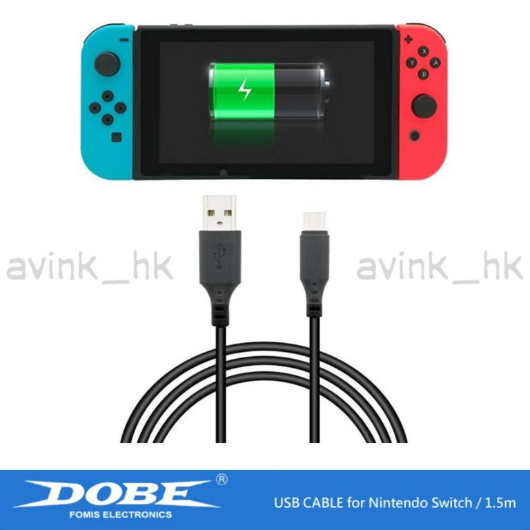 全新任天堂switch Usb充電線switch Lite充電線switch Lite叉電線nintendo Pro Controller充電 線1 5米長switch Usb 叉電線switch 手掣充電switch 快叉線