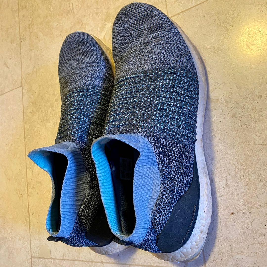 Adidas Ultraboost Laceless Parley Shoes Men s Fashion Footwear Sneakers on Carousell