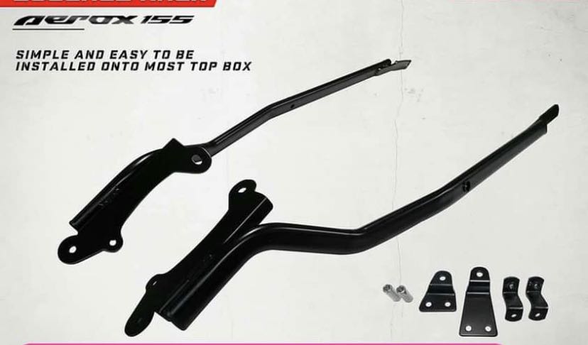 Nvx Rack Aerox 155 rack nvx heavy duty rack, Motorcycles, Motorcycle Accessories ...