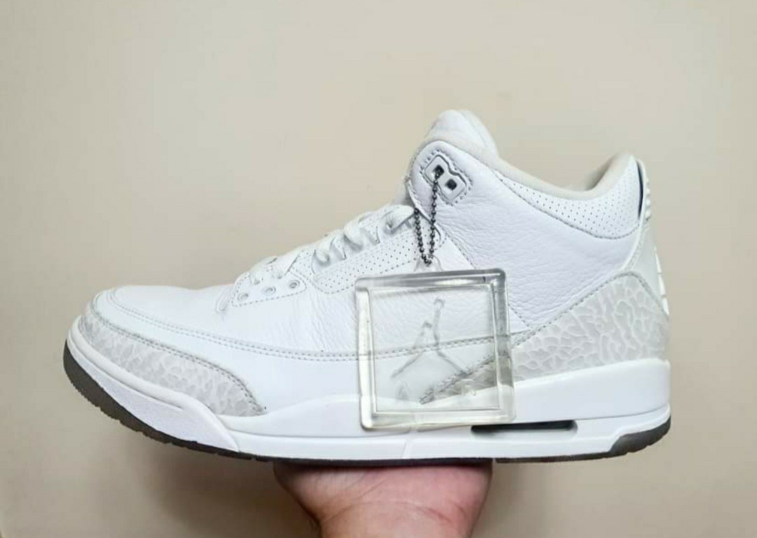 Jordan 3 deals all white