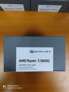 AMD Ryzen™ 5 5600G 3.9Ghz to 4.4Ghz