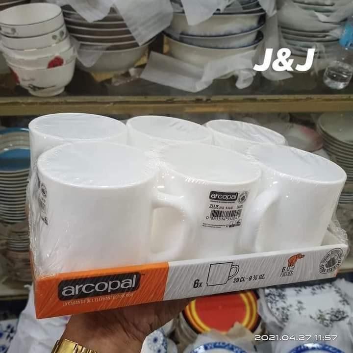 ARCOPAL MUG. MADE IN FRANCE (Category: Coffee & Tea Tableware) located in Manila. Submitted by saguittarian06 (Listing ID 1109509465, Image 1). Description: RESTOCK!!! ARCOPAL MUG. MADE IN FRANCE ✅ 6 pcs 32cl arcopal mug ✅ Microwave safe ✅ Fully tempered glass RES 900.