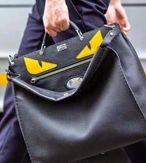 Authentic Fendi Peekaboo monster mens bag