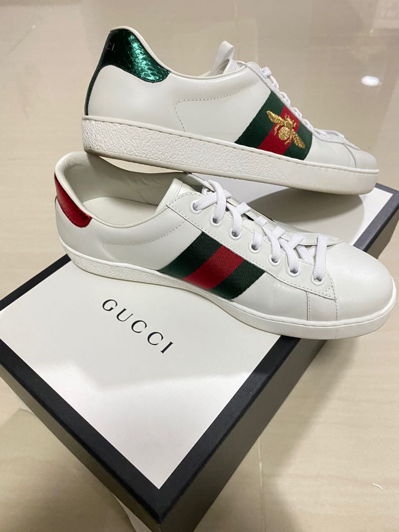 100 AUTHENTIC GUCCI ACE BEE MENS SNEAKERS Luxury