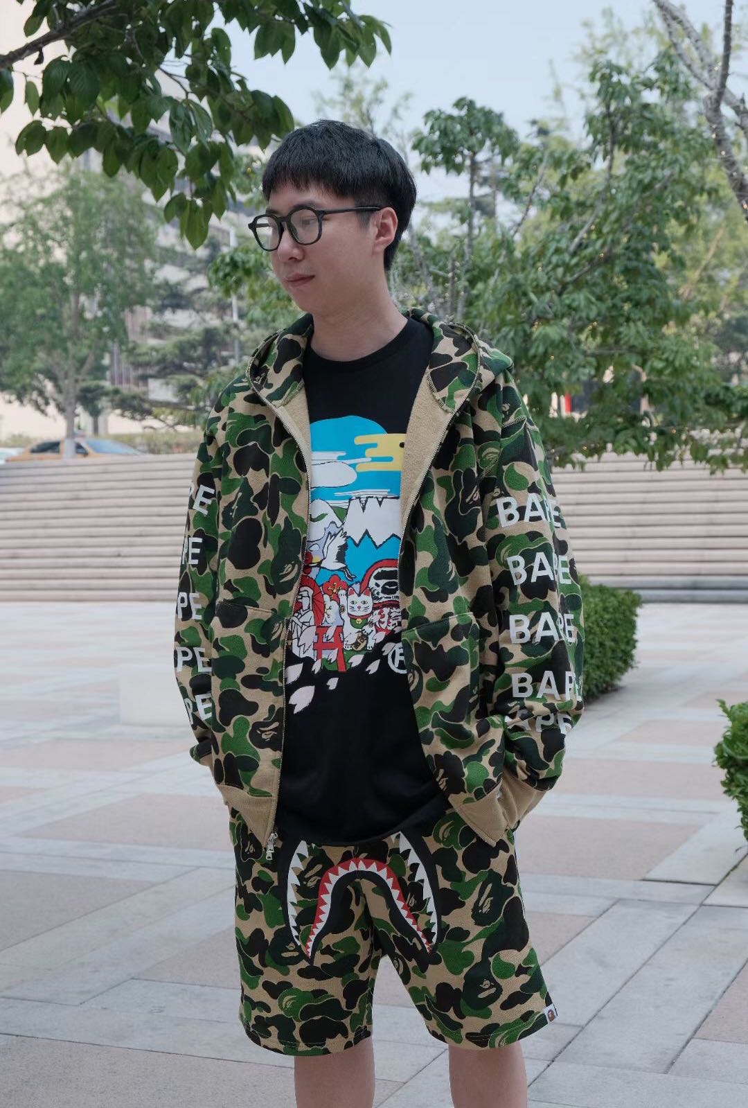 bape full camo