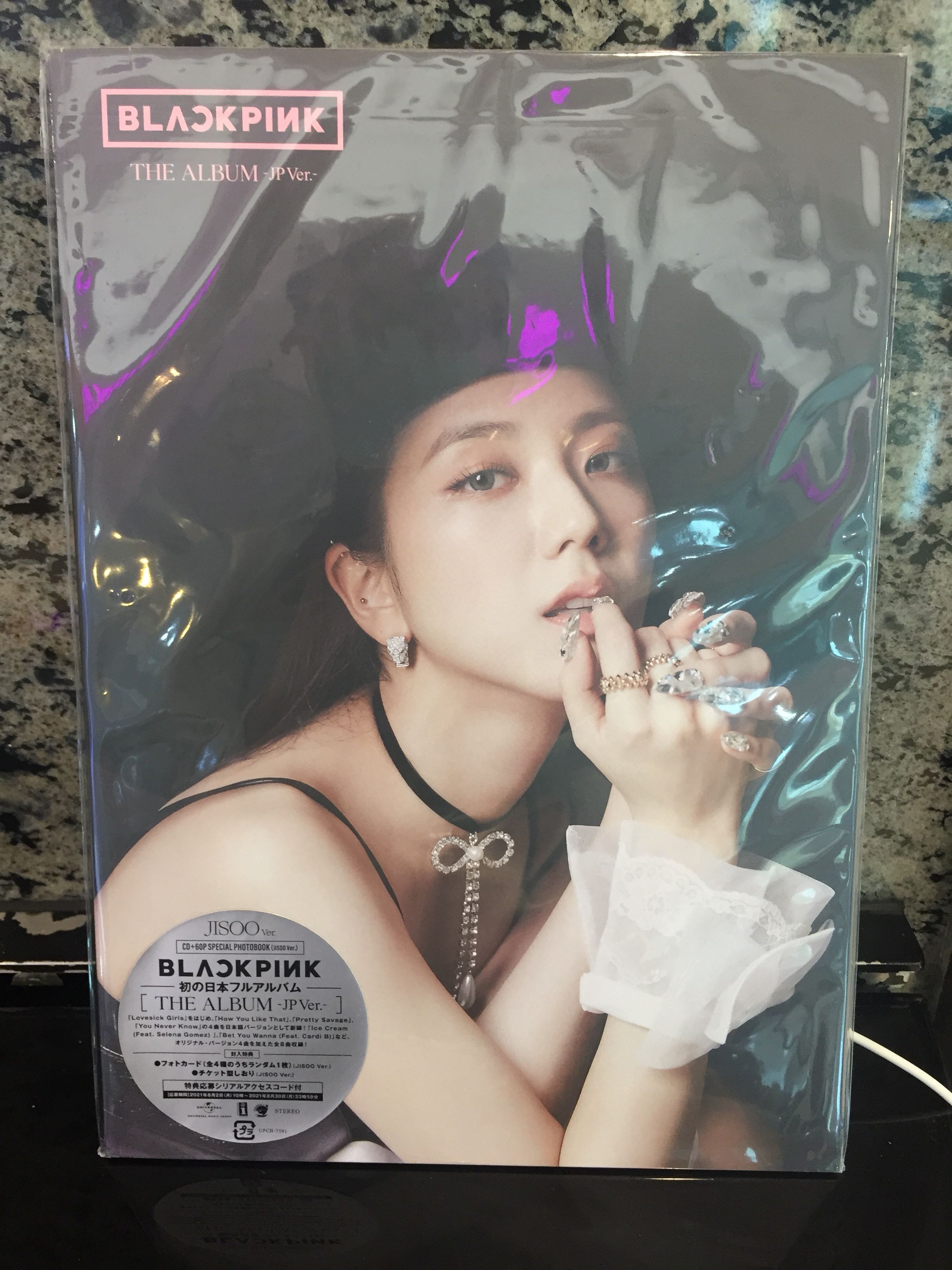 BLACKPINK jisoo ジス the album ユニバ特典K-POP・アジア