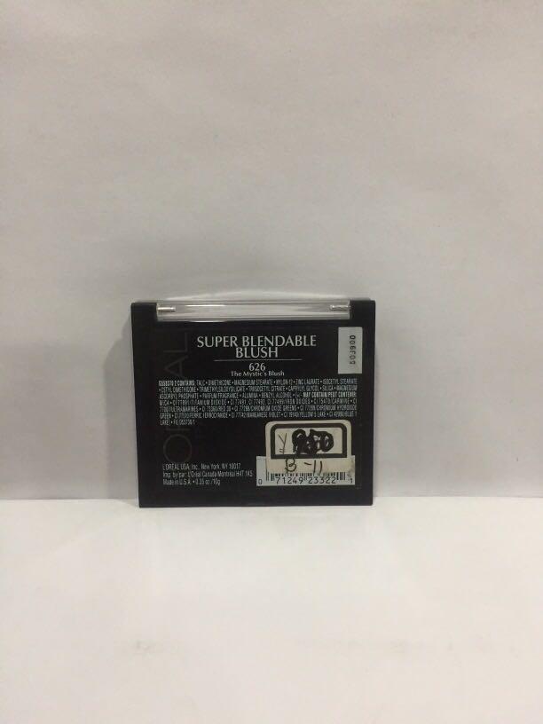 Blush Loreal super Blendable 626 from US (Category: Makeup) located in Pasay City. Submitted by redgiftshop (Listing ID 1109463350, Image 2). Description: Super Blendable Blush The Mystic's Blush 626 made in USA directly bought in US product code: B-11.