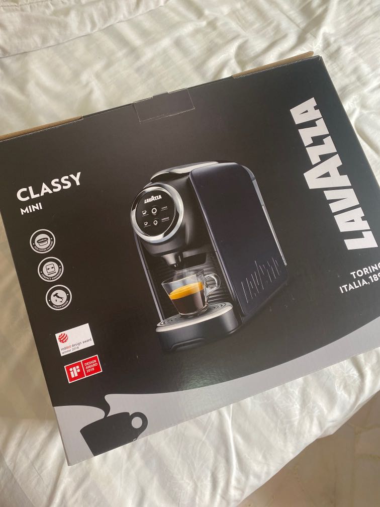 BNIB LAVAZZA CLASSY MINI, FREE 36 CAPSULE, TV & Home Appliances