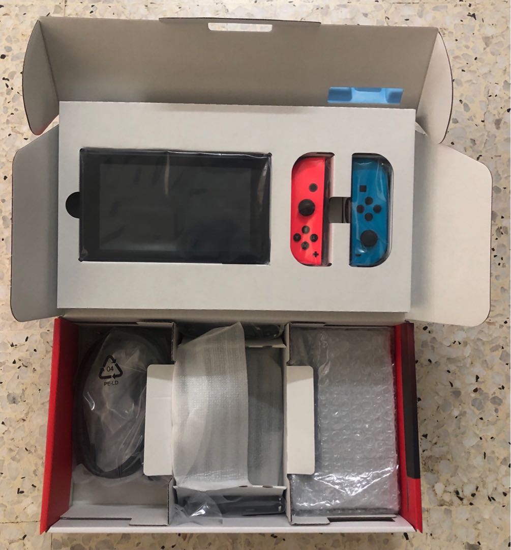 (Brand New) Nintendo Switch Neon V2 Console, Video Gaming, Video Game Consoles, Nintendo on