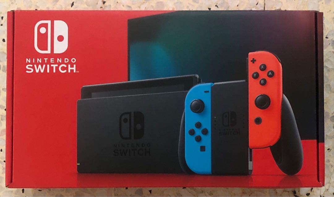 (Brand New) Nintendo Switch Neon V2 Console, Video Gaming, Video Game Consoles, Nintendo on