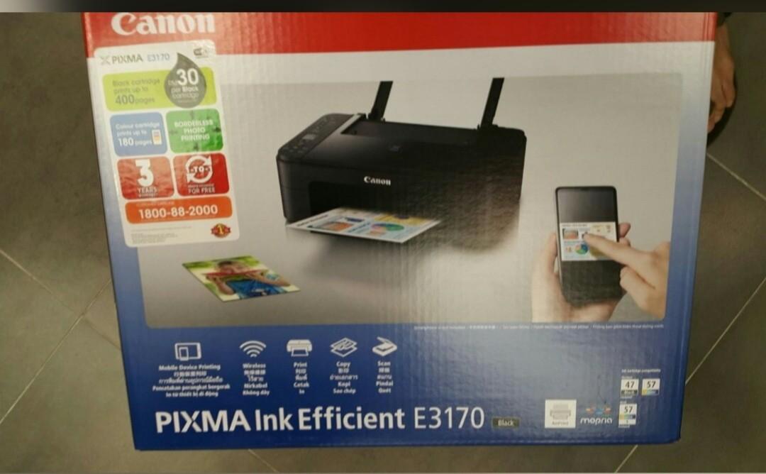 Canon E3170 Wireless Printer Electronics Others On Carousell