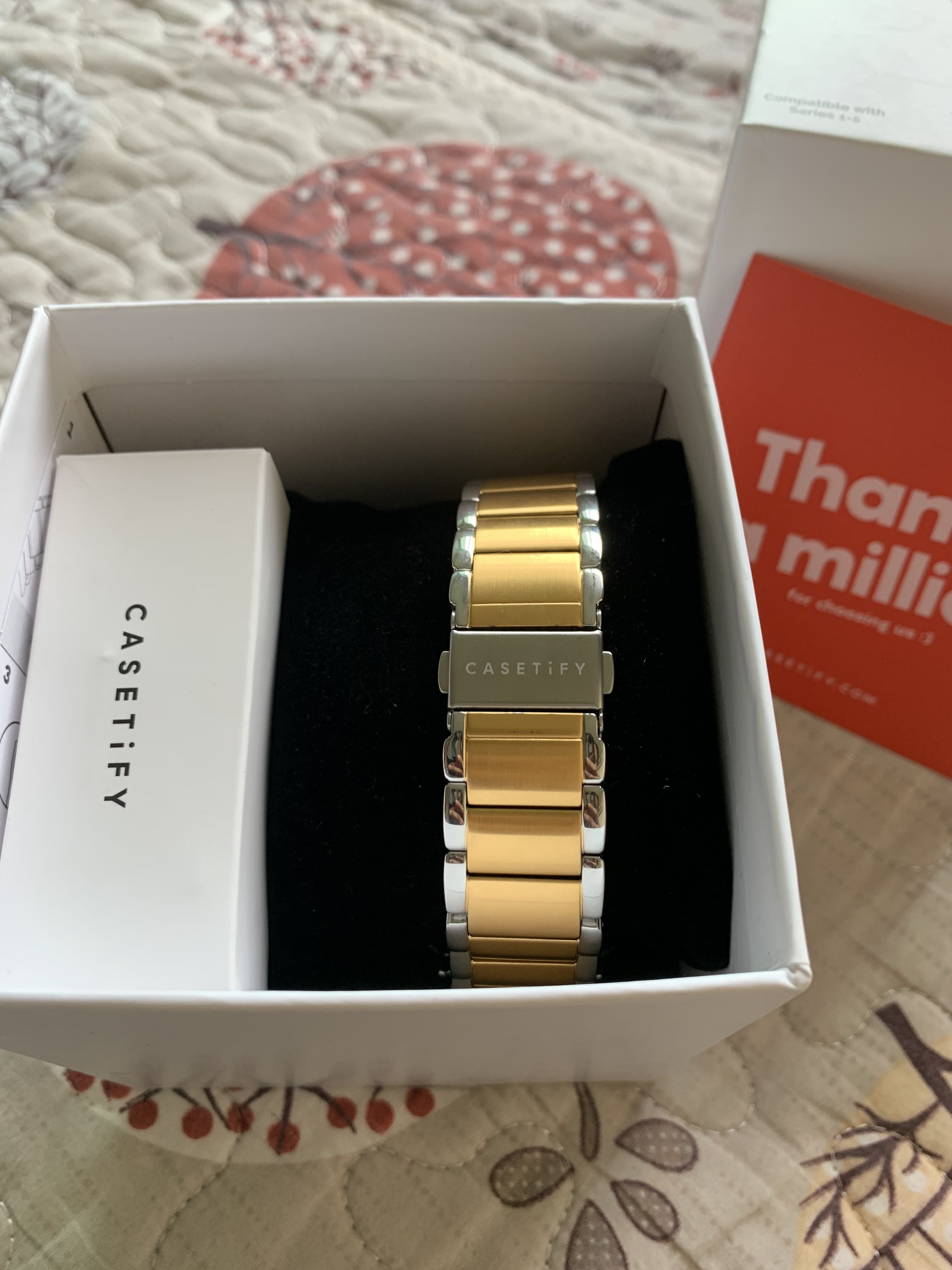 Casetify stainless steel apple watch band sales