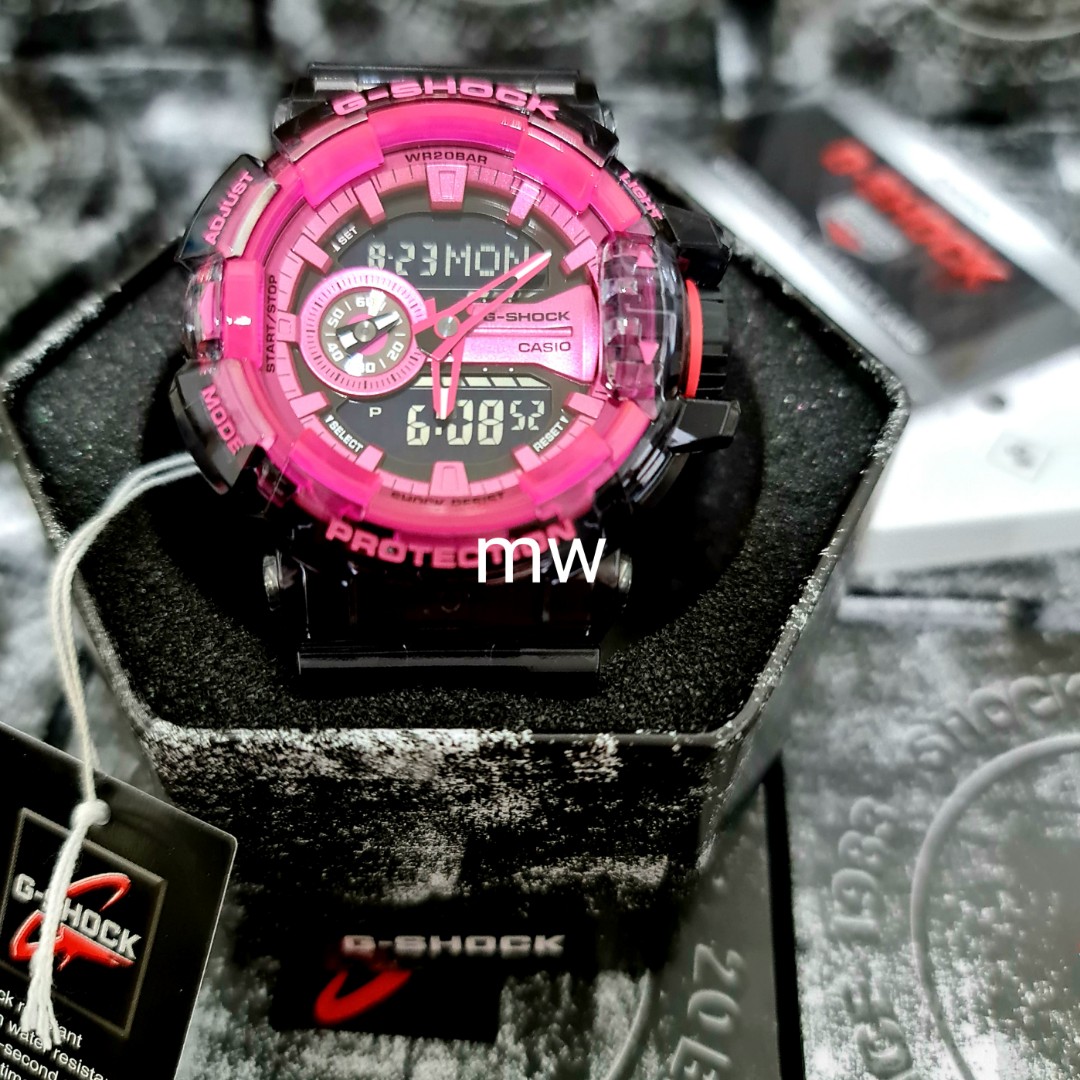 Pink g shop shock mens