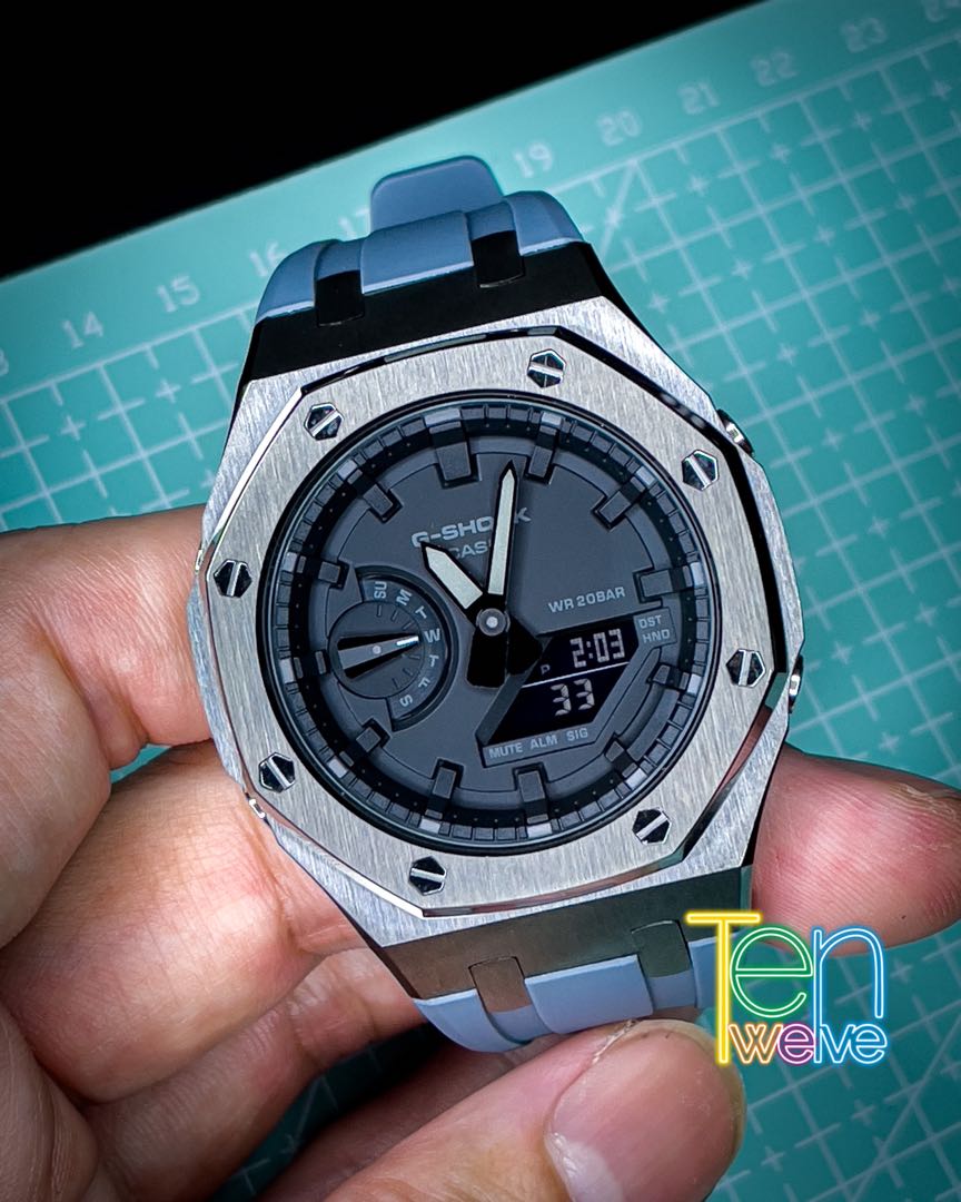 Casio G Shock GA2100 GA2110 GA 2100 GA 2110 CasiOak Titanium Grey