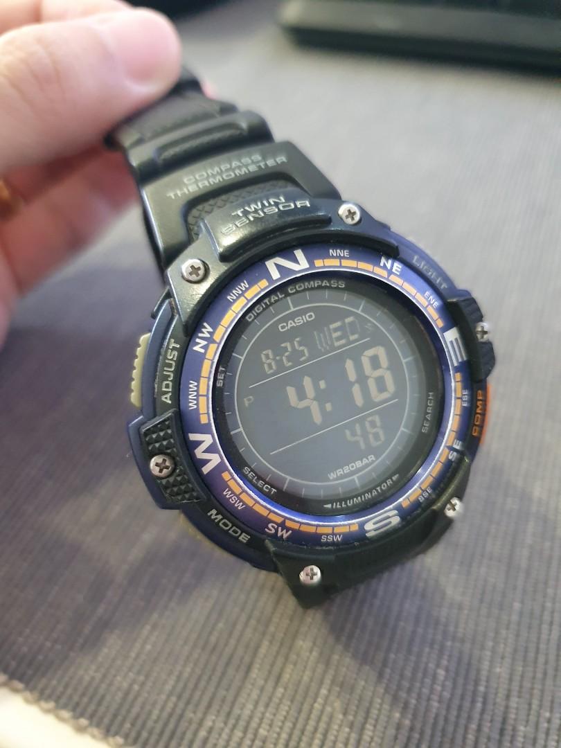 Casio SGW-100 with Digital Compass, Men's Fashion, Watches \u0026 Accessories,  Watches on Carousell