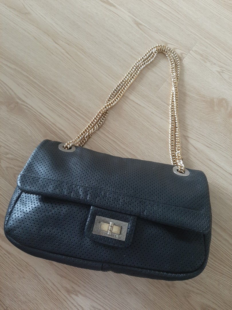 Chanel perforated discount drill flap bag