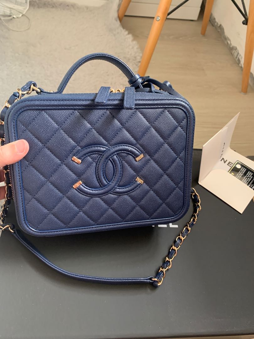 Chanel vanity case 21cm shop