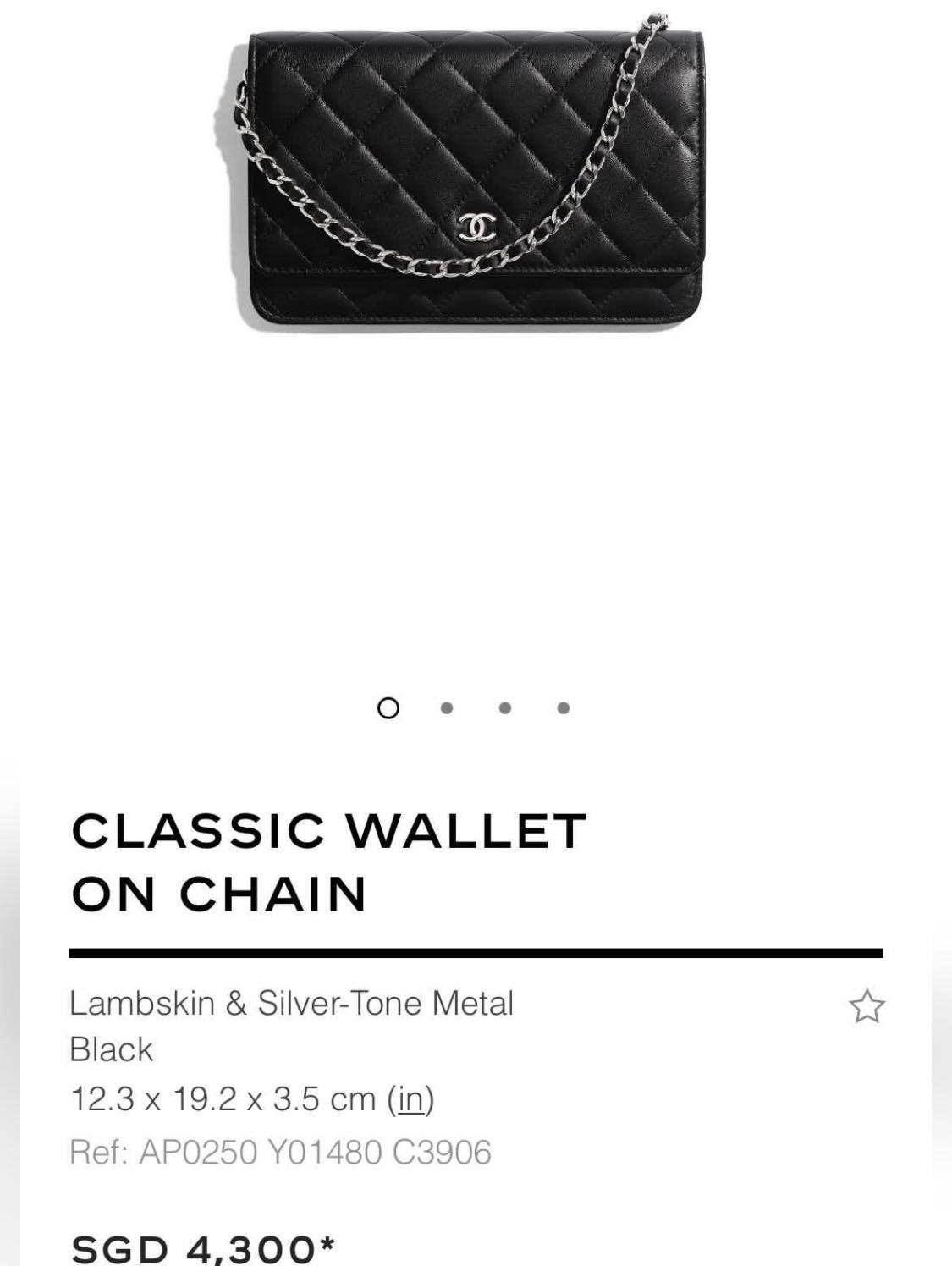 Chanel Wallet On Chain (WOC Gold Hardware Caviar) Authentic , Luxury, Bags  & Wallets on Carousell