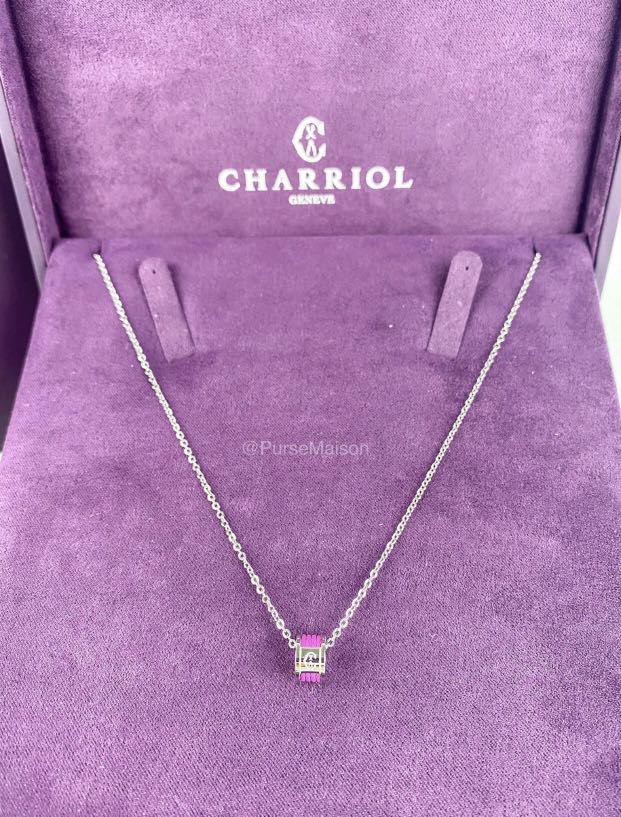 Charriol Forever Colors Necklace Silver hardware Lady Pink purchased last april 2021