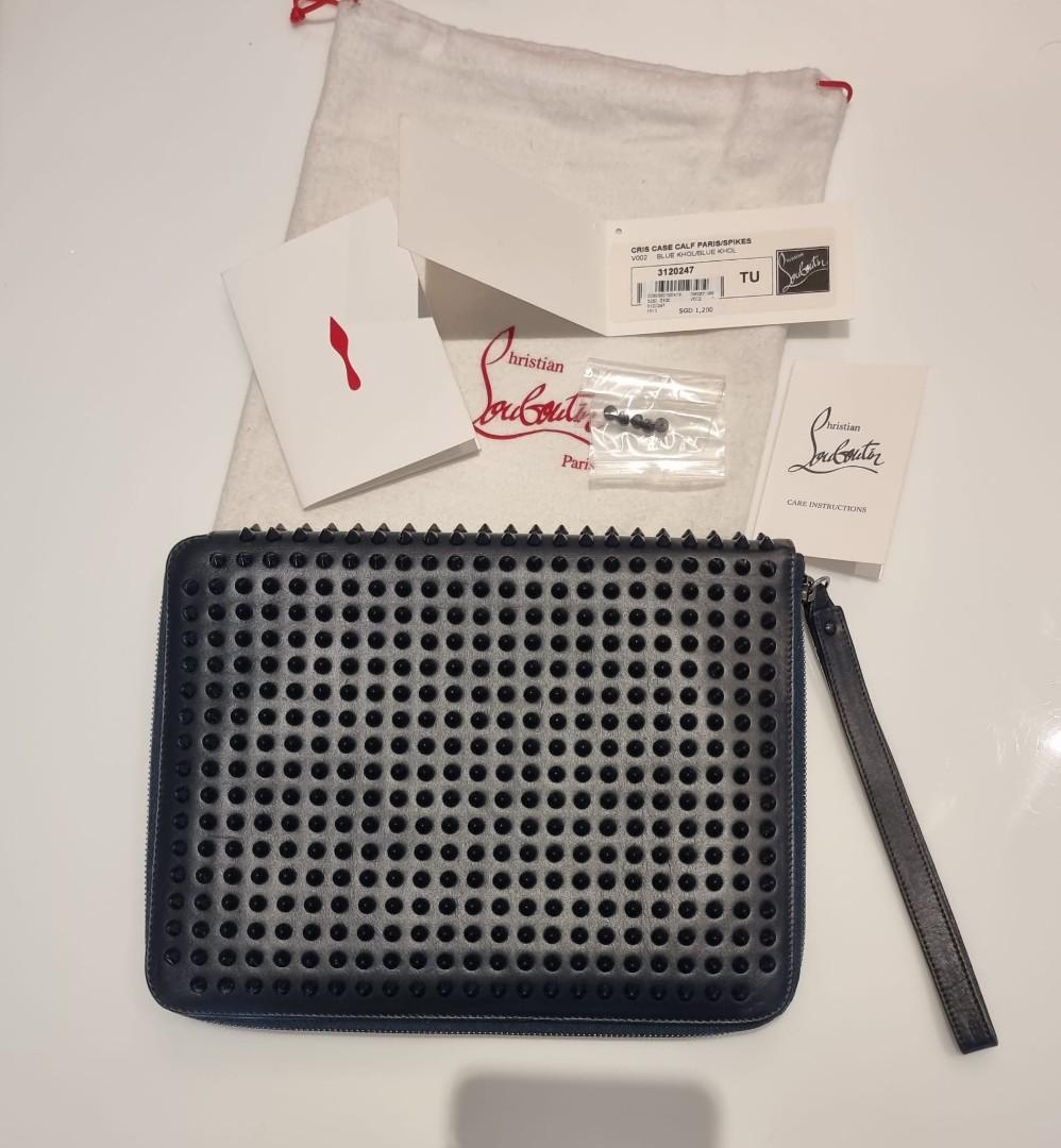 Christian Louboutin Signature Spike Clutch for Sale Luxury Bags