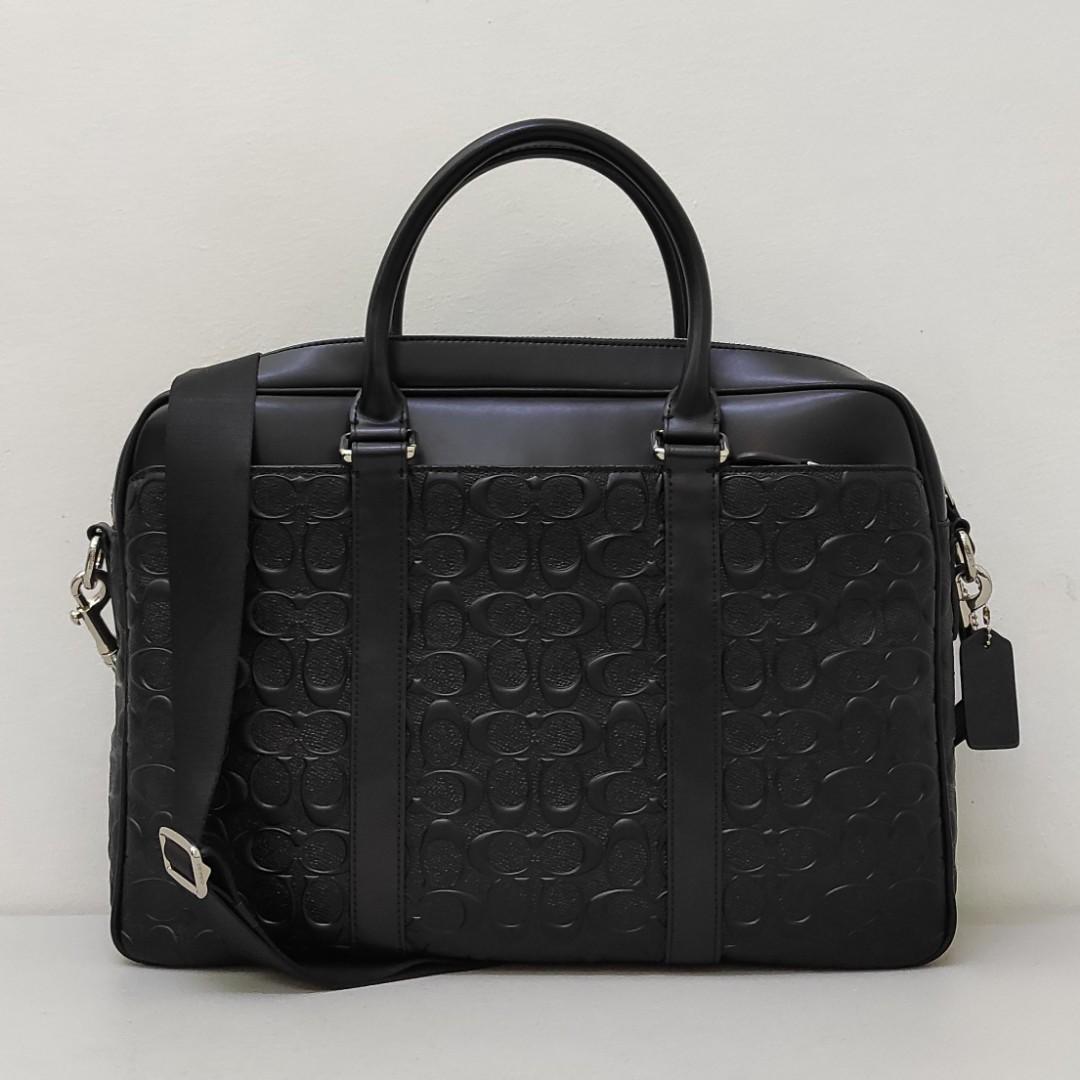 coach perry slim briefcase