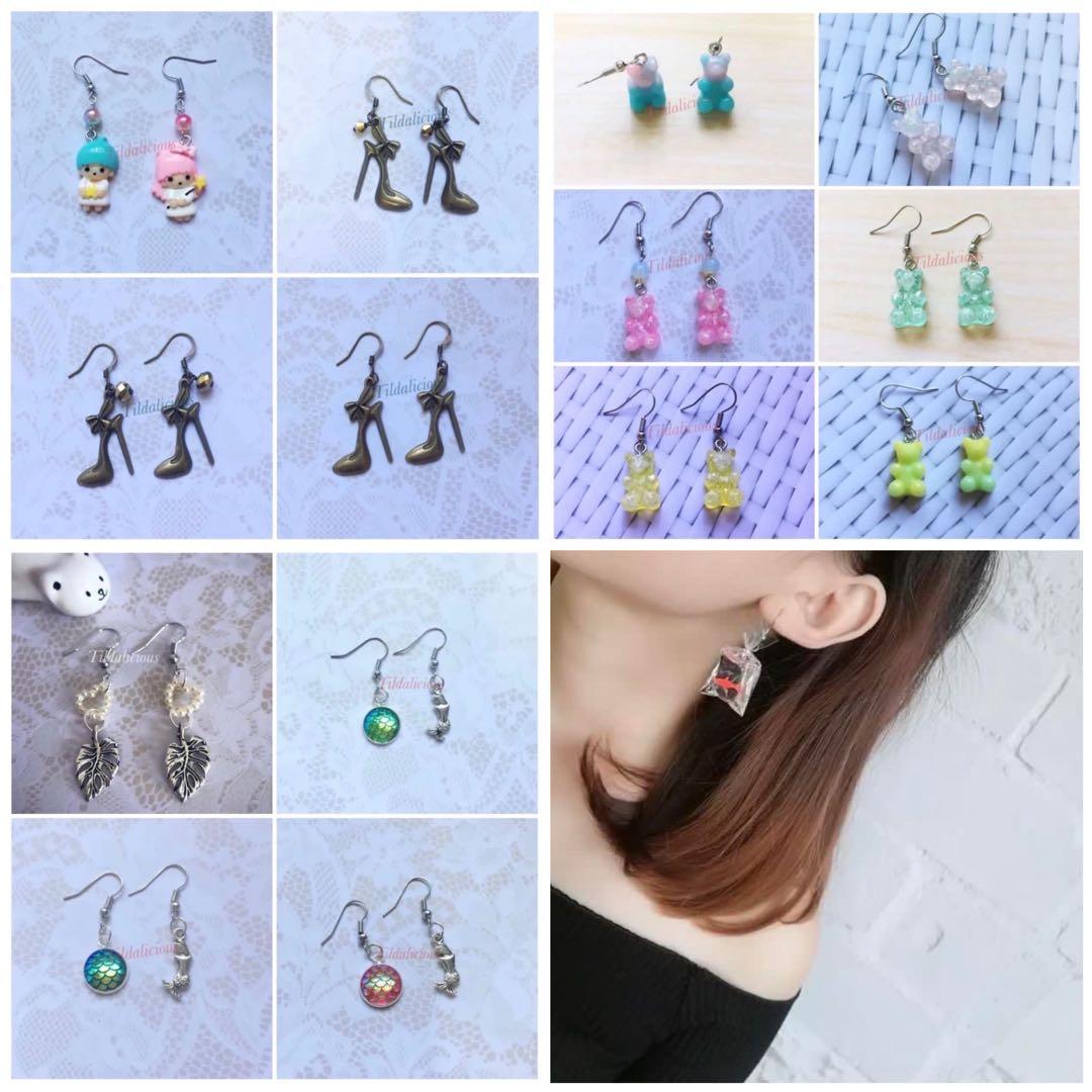 Cute handmade earrings outlet