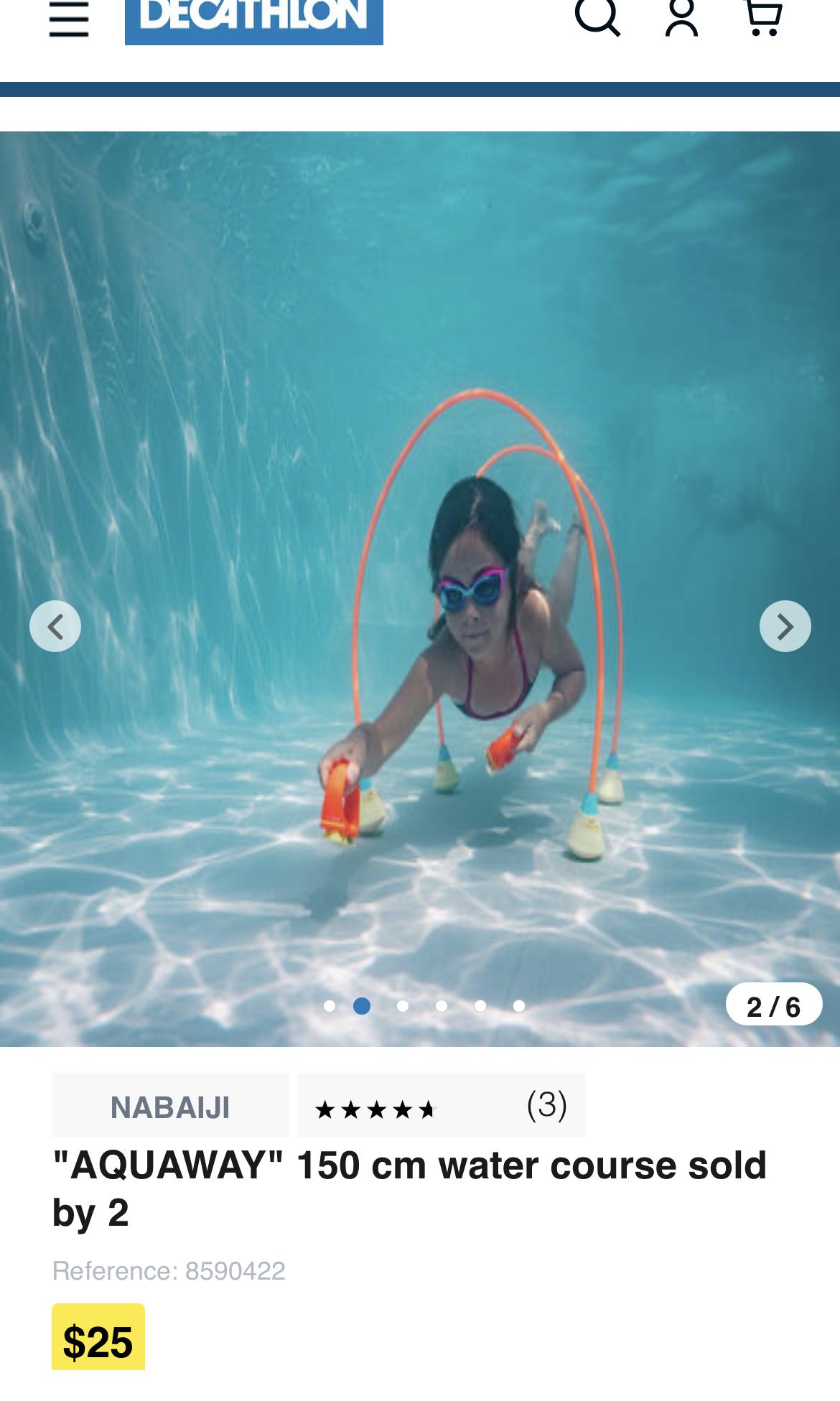 Decathlon diving ring Aquaway, Sports Equipment, Other Sports Equipment