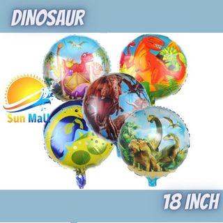 Dinosaur Round Balloon (1pc)