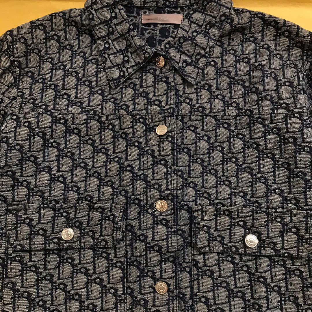 monogram jean jacket