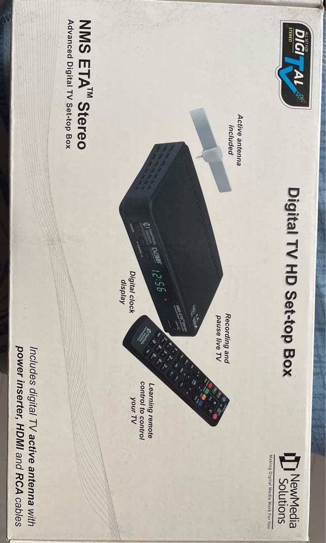 DVB-T2 setup box, TV & Home Appliances, TV & Entertainment, Media ...