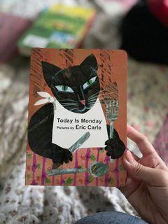 Eric Carle board book Today Is monday