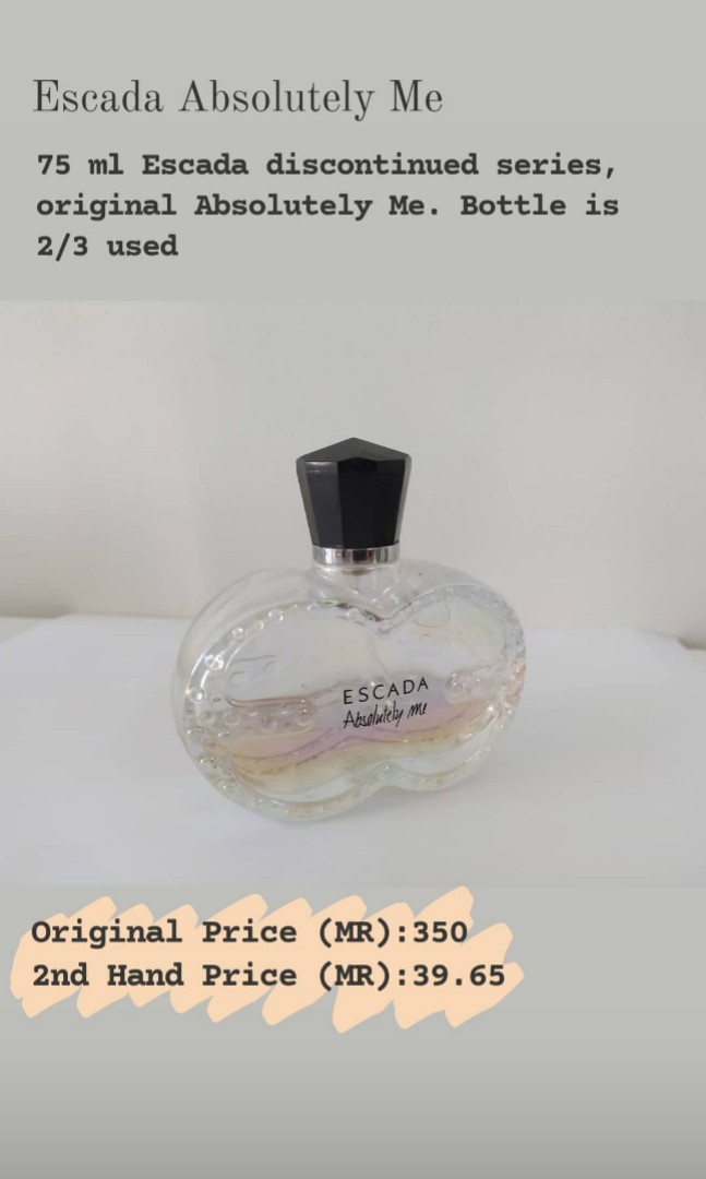 Escada absolutely me sales