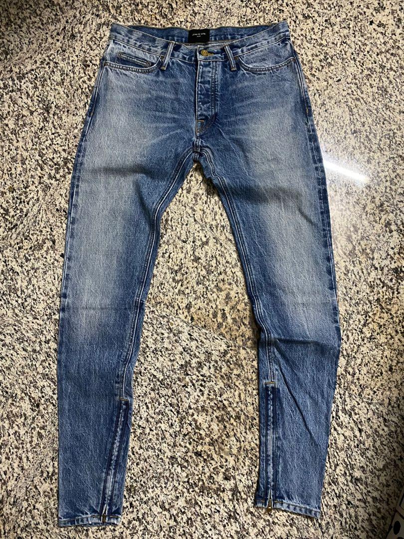 Fear of God 5th collection vintage indigo selvedge denim, Men
