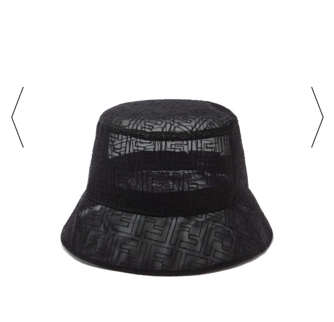 Black 2025 fendi hat
