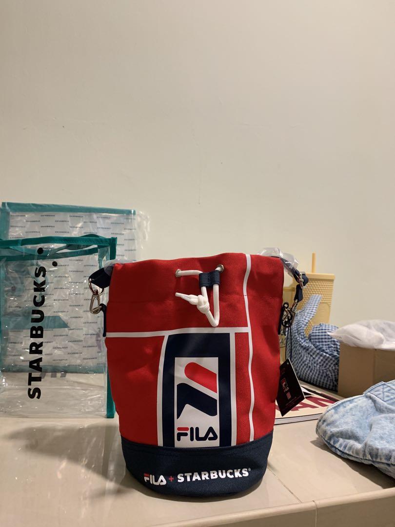 Fila X Starbucks Bucket Bag Women S Fashion Bags Wallets On Carousell