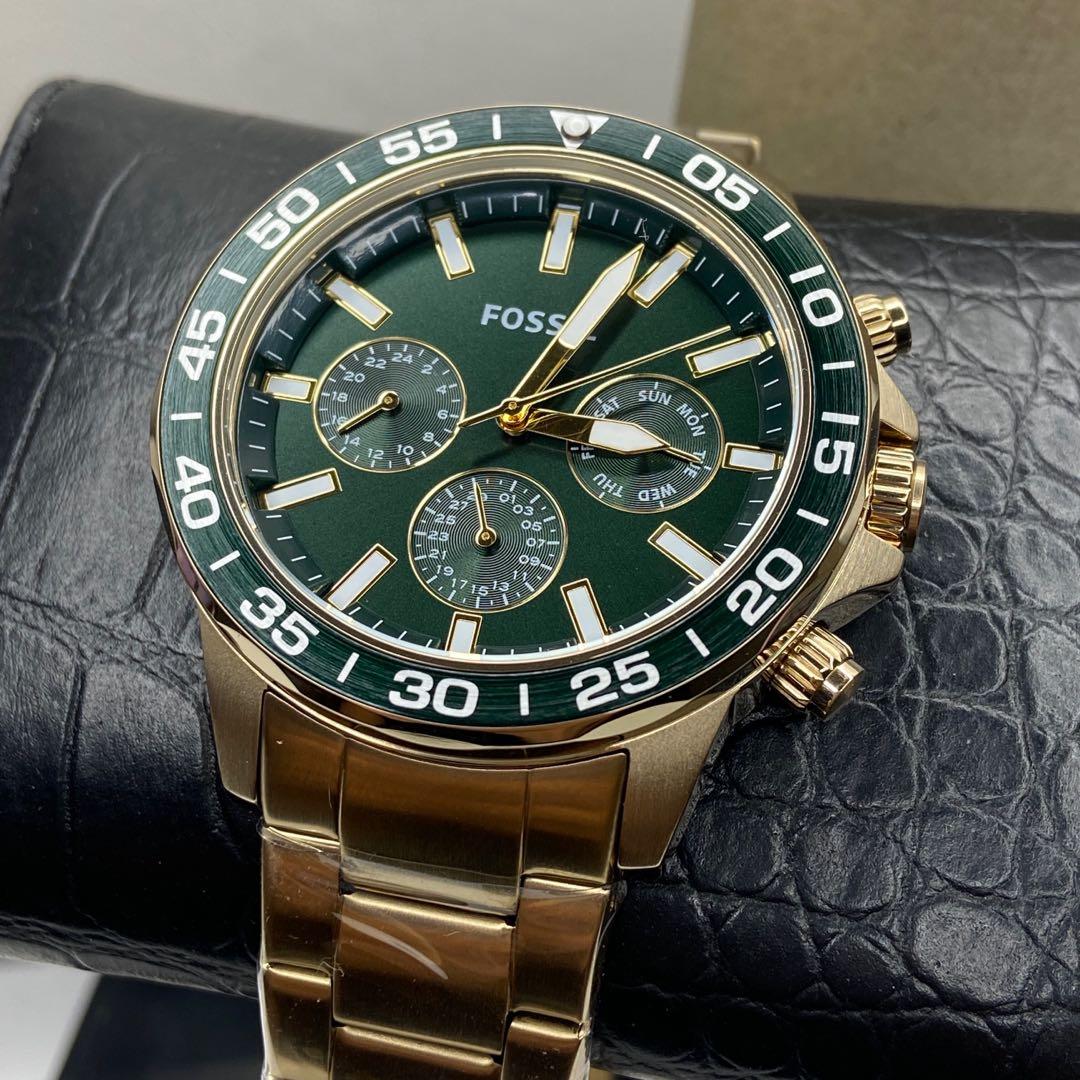 FOSSIL MEN'S BANNON MULTIFUNCTION GOLD TONE STAINLESS STEEL WATCH BQ2493,  Luxury, Watches on Carousell