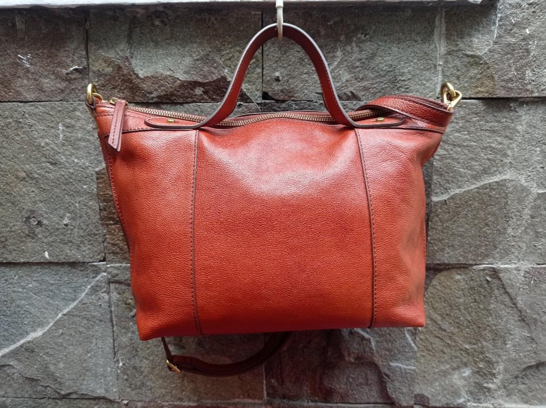 Fossil sadie satchel brandy cheap