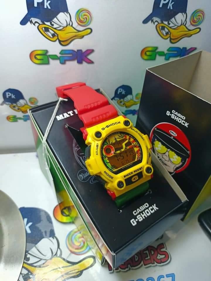 G SHOCK MAT MOTOR RASTA GRED AAA Men s Fashion Watches
