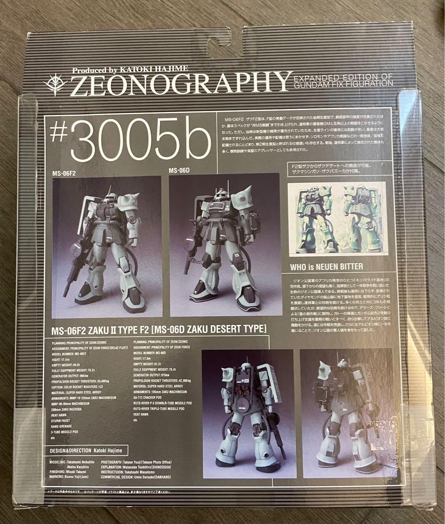 GFF zeonography 3005a 及3005b gundam fix figuration MS-06D F2