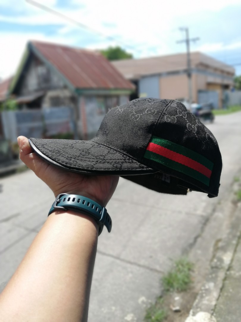 Black GUCCI cap, Men's Fashion, Watches & Accessories, Caps & Hats on  Carousell